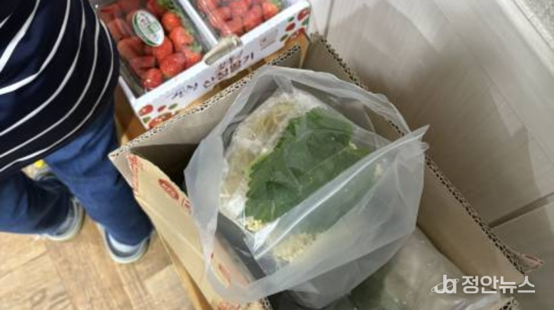 여고감성 떡볶이가 후원한 간식(출처=여고감성 떡볶이 서포터즈 1기)