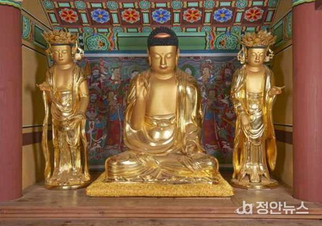 무안 목우암 목조아미타여래삼존상