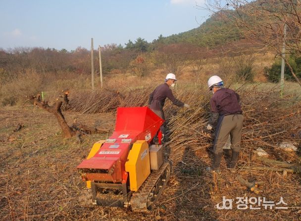 광주농업기술센터, 잔가지 파쇄기 무상 임대
