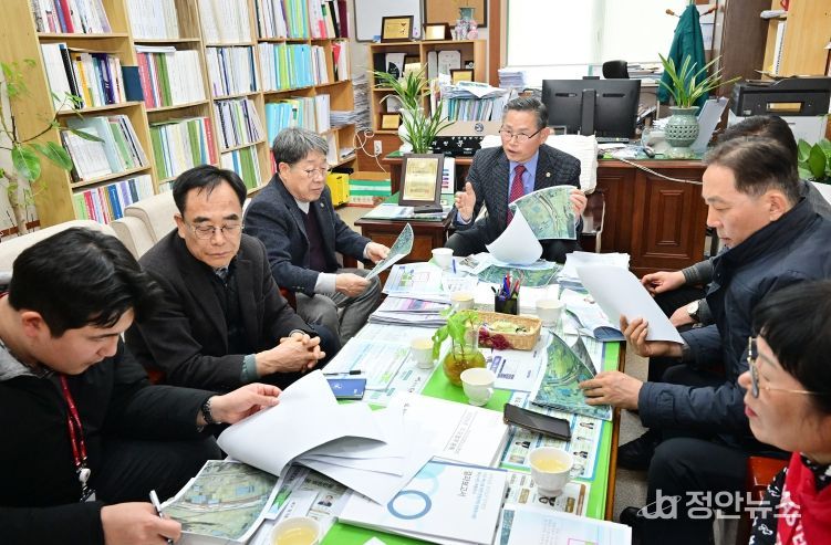 문석주 울산시의원 북구 농소2동 파크골프장 조성 논의 간담회 개최