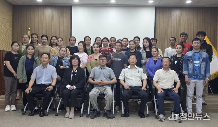 청양군 외국인 농업근로자 대상 소방안전 특별교육 실시