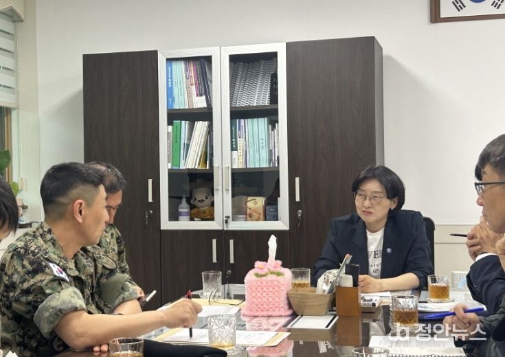 증평군-군부대 상생 협력 논의.