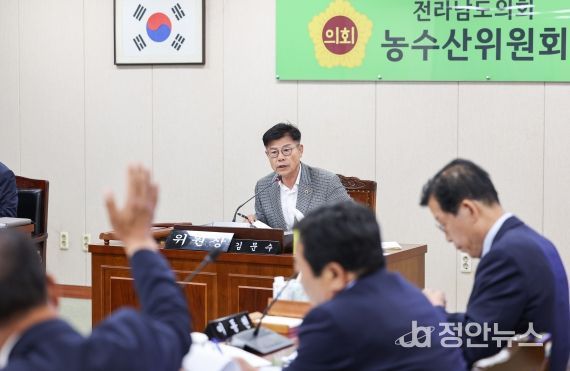 김문수 전남도의원, ‘전환사업 예산 불용’ 예산 낭비 우려 지적