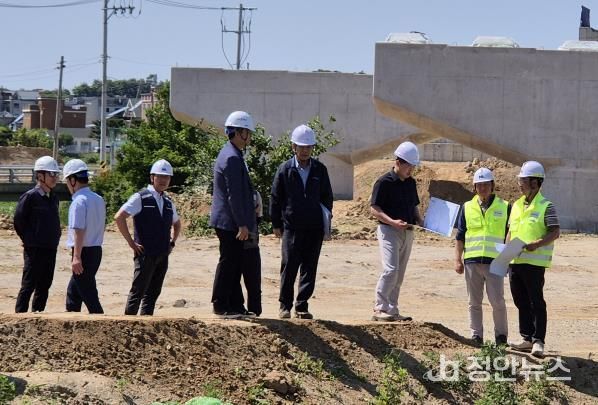 평택시, 여름철 폭염과 풍수해 대비 대형 토목건설 현장 사전점검