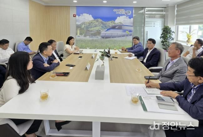 최재형 보은군수, 베트남 인삼 사절단과 간담회 개최