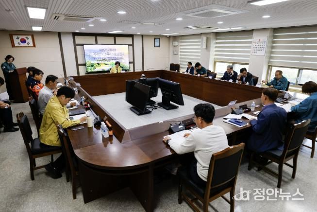온달문화축제 안전관리계획 심의 회의 사진