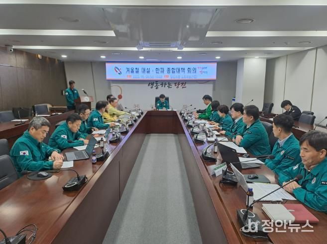 당진시, 겨울철 대설한파 종합 대책 회의 개최