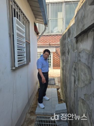 강북구의회 노윤상 의원, 삼양동 하수관로 공사 현장 점검