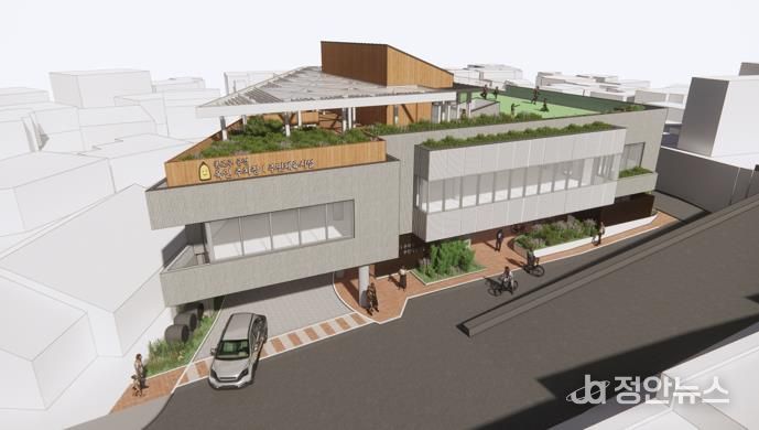 12월 준공 예정인 옥인동 공영주차장 및 체육시설