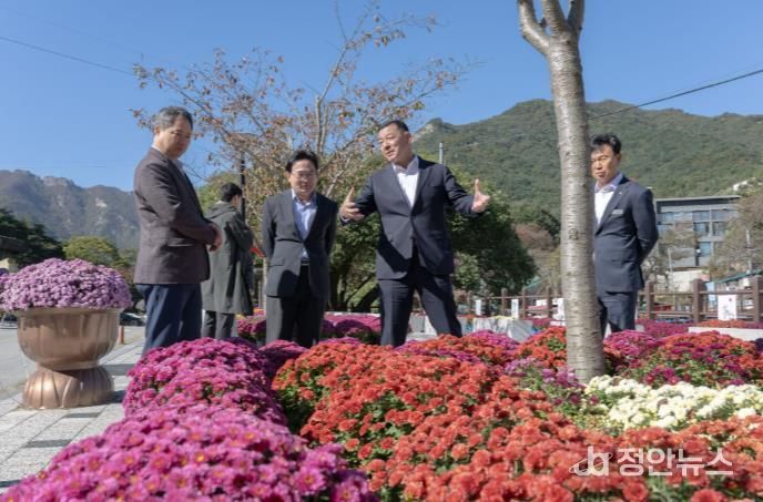 공주시, ‘2025 계룡산 국화 길 여행’ 축제 개막