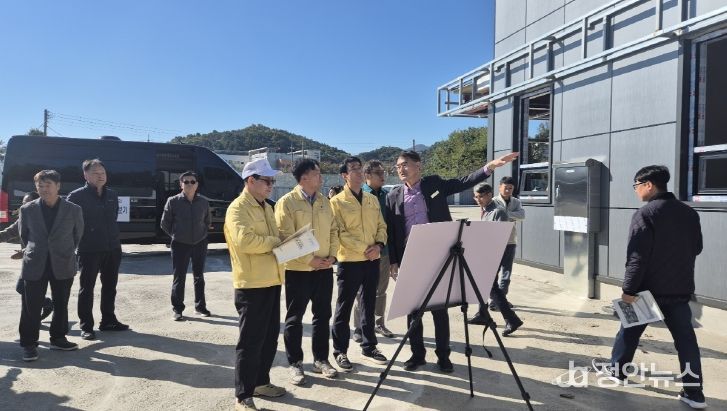 금산축협 축산물류센터 금산군의회 현장점검