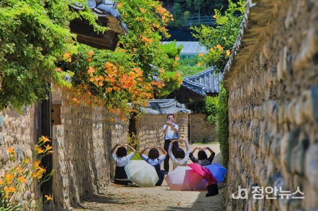 달성군 전국 사진공모전 수상작 사진 1(일반사진 부문 대상 '노치원 나들이')