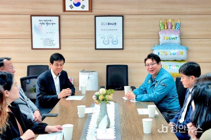 권순용 의원, 학교급식 현장 점검 및 조리 실무사 의견청취’간담회