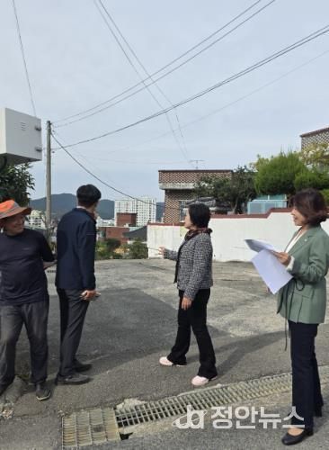 허옥희, 김향숙 의원, 고성읍 생활민원 해결 방안 마련