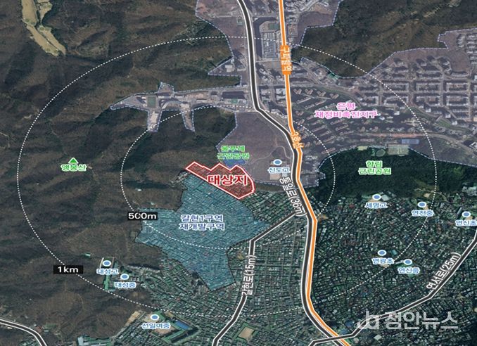 위치도(성북구 성북동 226-103번지 일대)