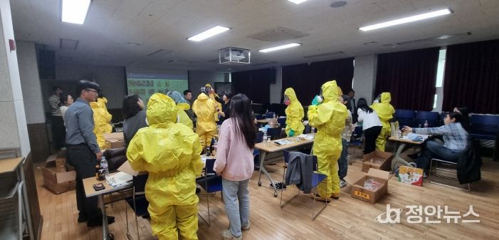 제천시보건소, 생물테러 대비·대응 소규모 훈련 실시