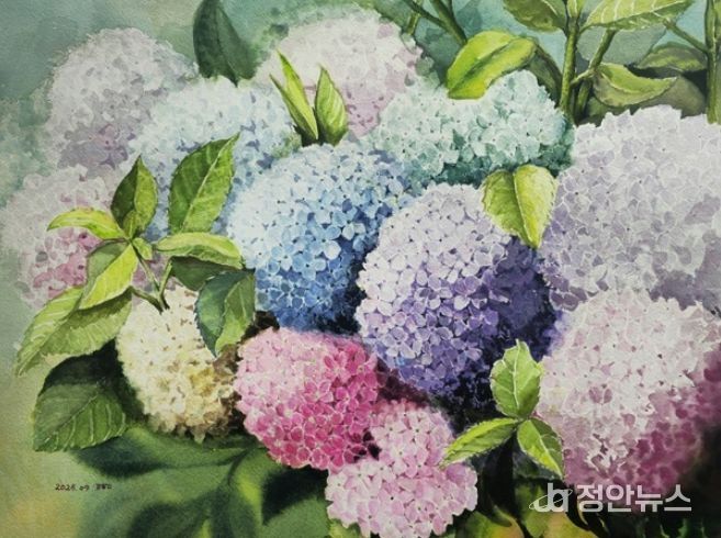 붓끝에서 피어난 평생학습, ‘꿈나무 수채화 동아리전’ 개최