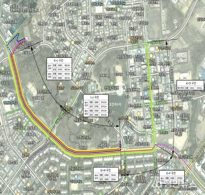 청주시 상수도, 오창 공동구 내 상수관 복선화 확충공사 추진