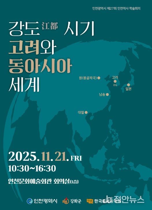 한국중세사학회와 공동으로 인천역사 학술회의