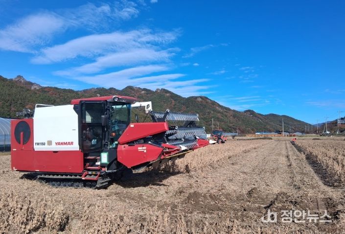 진안군, 전략작물산업화사업으로 공동영농 기반 강화