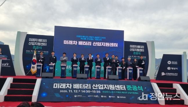 미래차배터리산업지원센터준공식