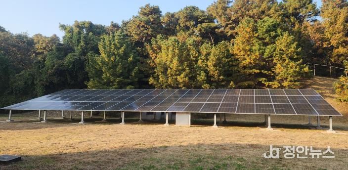 청주시, 수도시설 내 태양광 발전시설 설치로 에너지 자립 강화