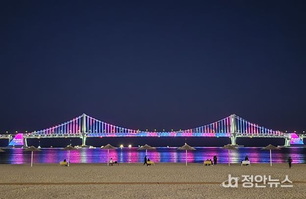 부산의 상징 광안대교, 12년 만에 새 단장