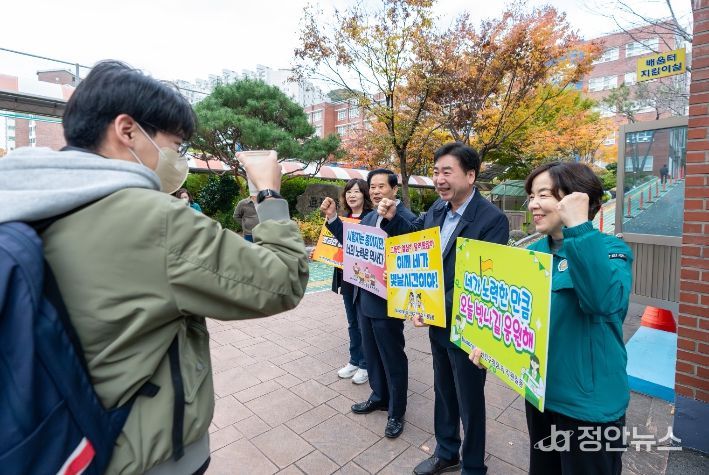 대학수학능력시험 당일 관내 6개 시험장 주변에 특별 교통질서 활동