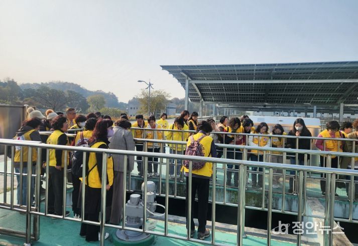 대한적십자사 흥덕구협의회 지북정수장 견학