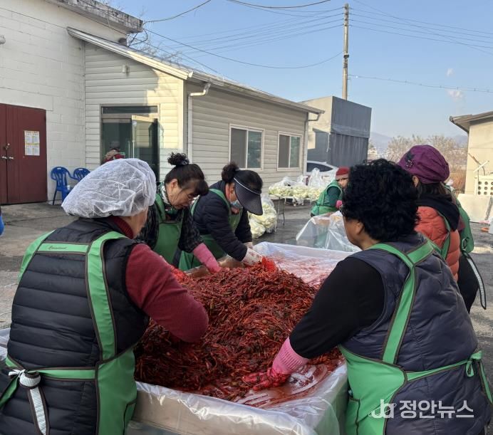 포천시 신북면 남녀새마을회, ‘2025 사랑의 김장 나눔 행사’ 개최