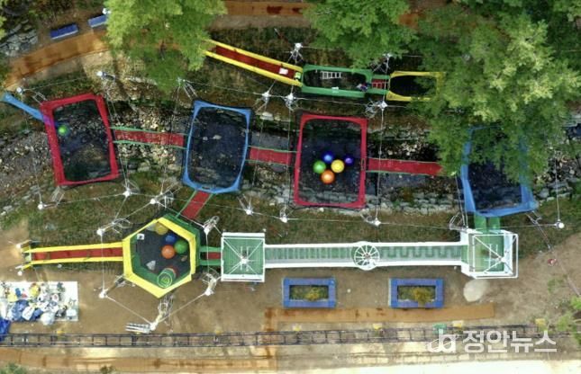 보은군, 속리산 숲속놀이터 준공 완료…내년 3월 본격 운영