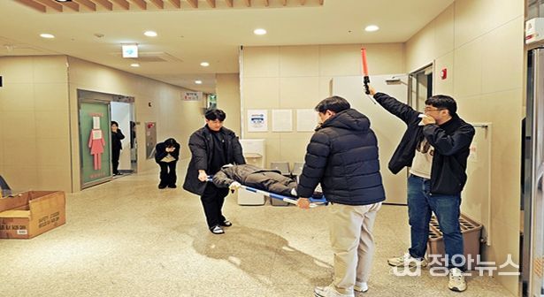 연수구시설안전관리공단, 옹암체육센터 소방훈련… ‘현장 대응력 강화’ 박차
