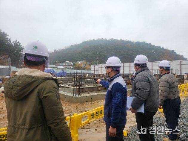 지난해 동절기 대비 건설 현장 품질·안전점검 모습