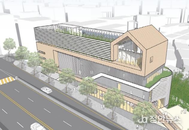 수궁동 청사 건립 설계공모 당선작 조감도
