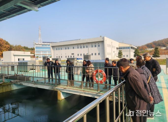 청주시 남일면 이장단, 지북정수장 견학