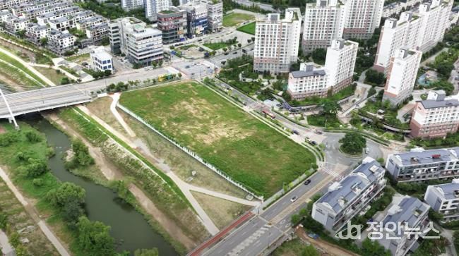 화성시립미술관 부지 항공사진