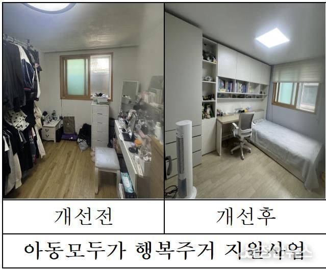 부산 금정구, 아동·장애인가구 대상 주거환경 개선 실시