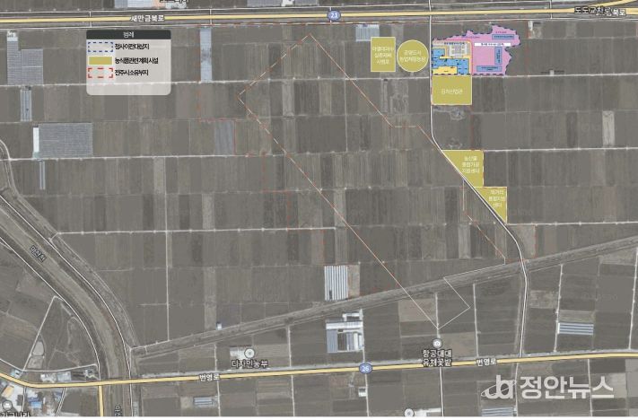 전주 도도동 ‘미래농업 클러스터’ 조성 본격화 (공공통합청사 건립사업 위치도)