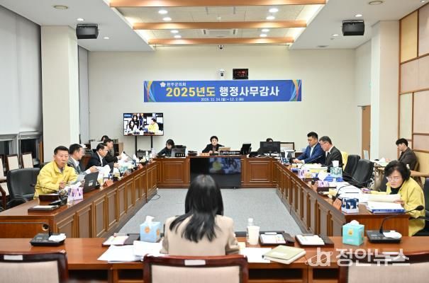 완주군의회, 2005년 행정사무감사 2일차