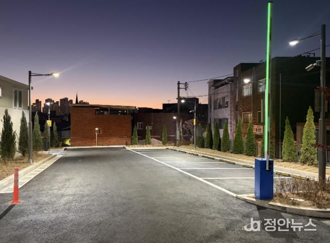 대구 서구,‘열차촌 공영주차장’ 야간 경관(후)