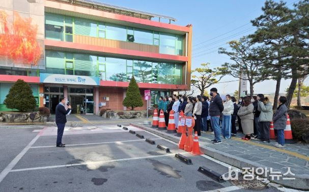 함양군 보건소, 2025년 합동 소방훈련 실시
