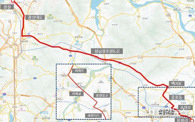 이천시, 부발 응암리~증포동~백사IC~잠실역 광역버스 신설 확정