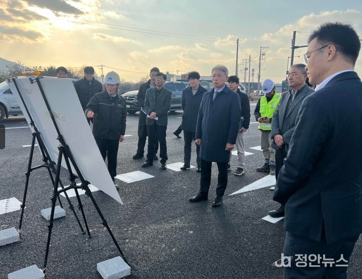 검단~드림로 간 광역도로’ 공사 현장 방문