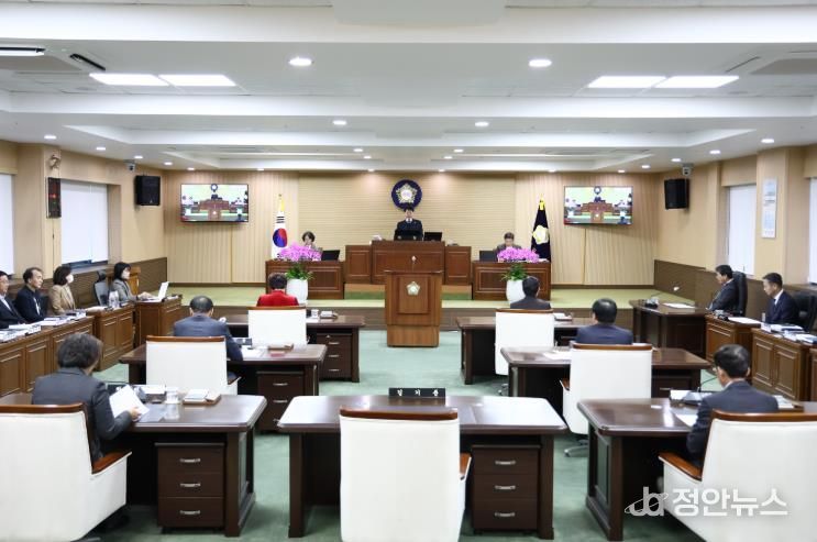 청양군의회, 2025년도 정리추경예산 등 마무리