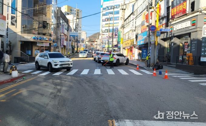 남동구, 용천로 오거리 ‘횡단보도’설치