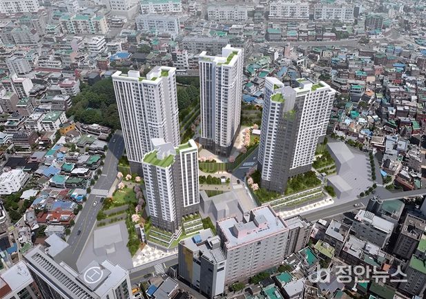 수정3구역 재개발사업 조감도