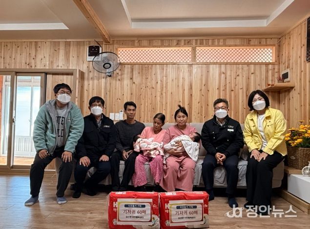 고창군 아산면 용장마을, 쌍둥이출산