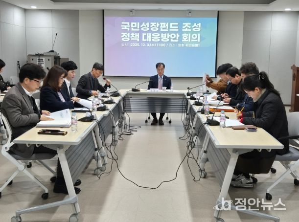 충북도, 국민성장펀드(150조) 조성 정책 대응방안 회의 개최