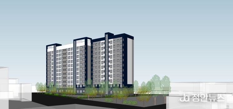 신혼·청년 공공임대주택 신축건물 배치도