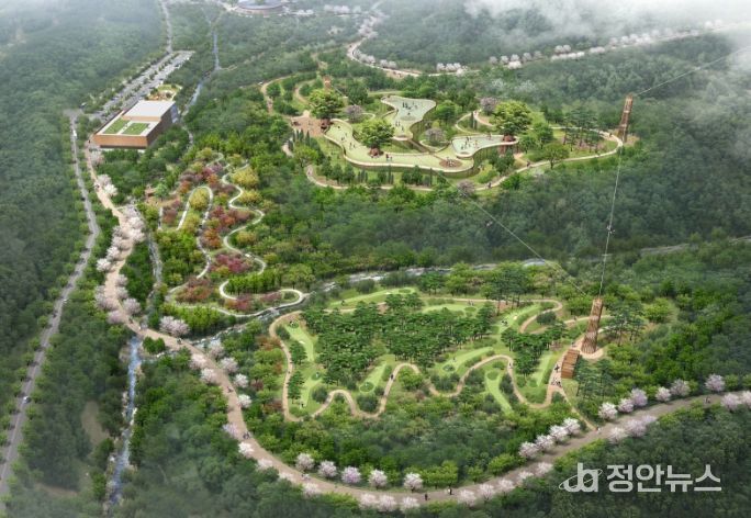 제천시, 국립산림치유원 조감도
